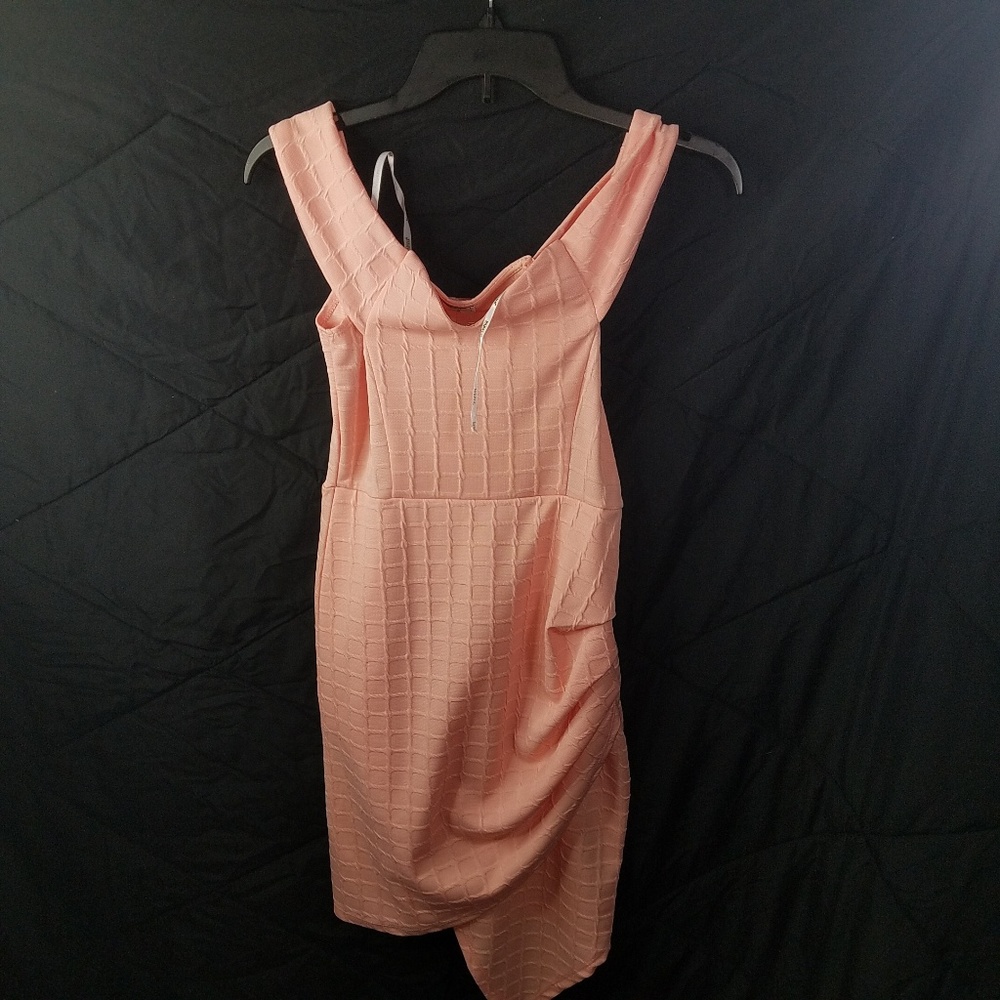 Peachy mini dress